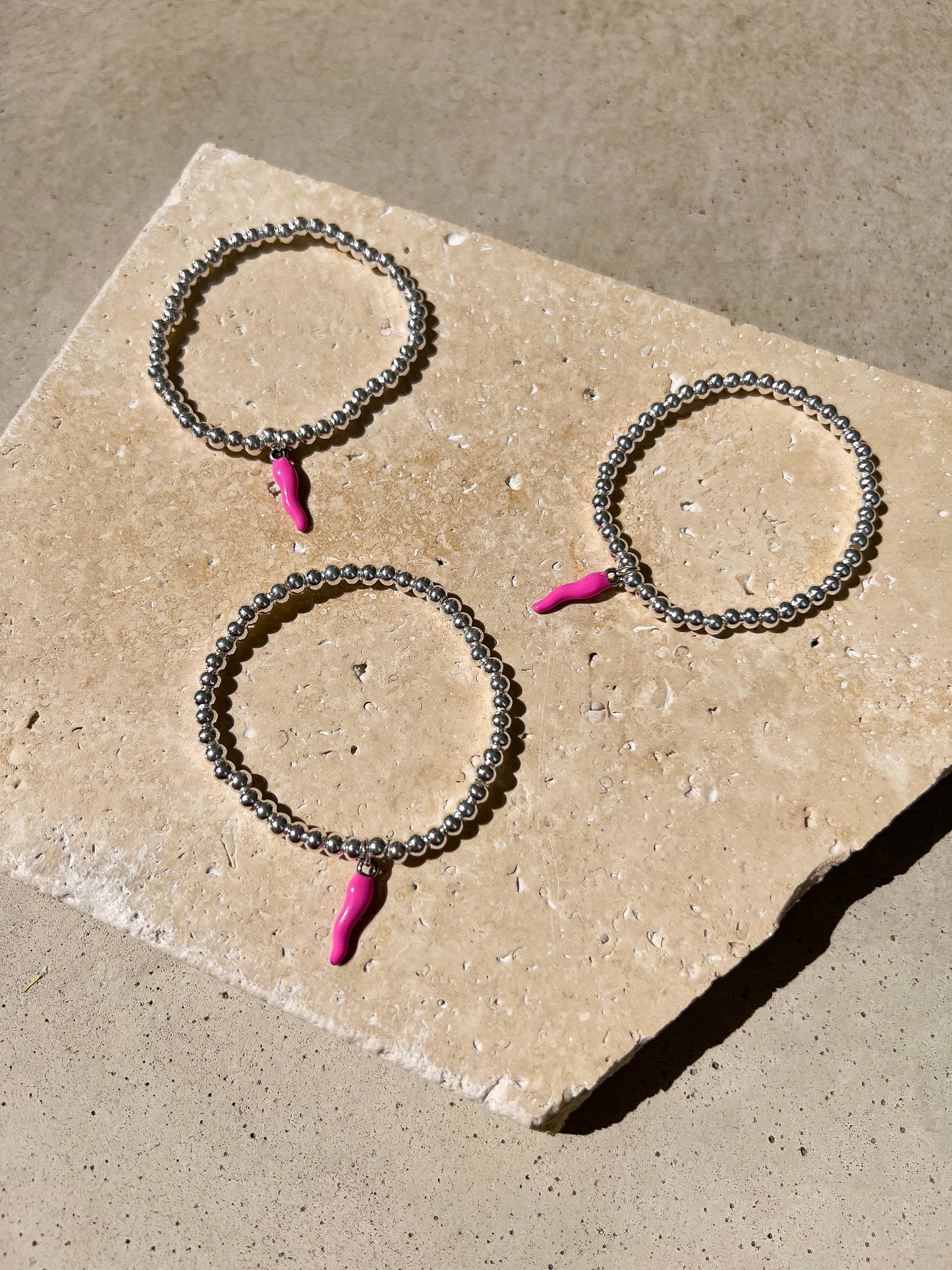 Rosa Cornicello Bracelet